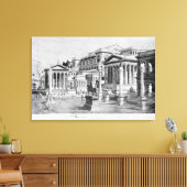 Het Roman Forum of Antiquita Canvas Afdruk (Insitu (Woonkamer))