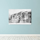 Het Roman Forum of Antiquita Canvas Afdruk (Insitu (Houten vloer))