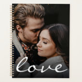 Het Romantische Aangepaste Manuscript van de Foto Planner (Voorkant)