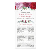 Het romantische Floral Wedding Collectie - Program Reclamekaart (Voorkant)