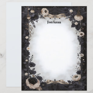 Het Romantische Goth Stationery Papier