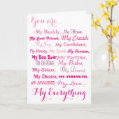 het romantische mannelijke vrouw van de kaart (Gele Bloem)