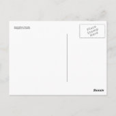 Het romantische Perspectief van het Balkon Briefkaart (Achterkant)