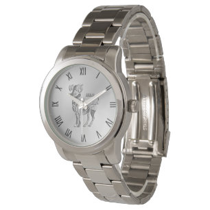 Het Romeinse cijfer van de Zilverstaf van de Zam Horloge