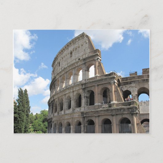Het Romeinse Colosseum Briefkaart (Voorkant)