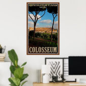 Het Romeinse Colosseum Poster (Thuiskantoor)