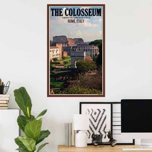 Het Romeinse Colosseum Poster (Thuiskantoor)