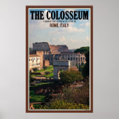 Het Romeinse Colosseum Poster (Voorkant)