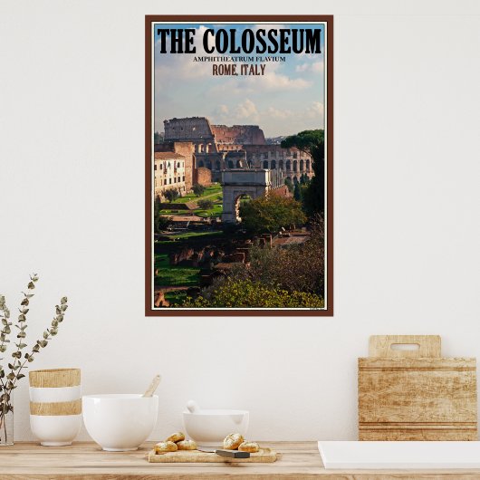 Het Romeinse Colosseum Poster (Keuken)