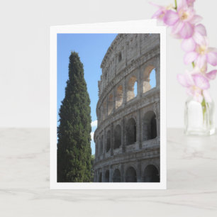 Het Romeinse Colosseum, Rome, Italië Kaart