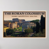 Het Romeinse Colosseum van het Forum Poster (Voorkant)