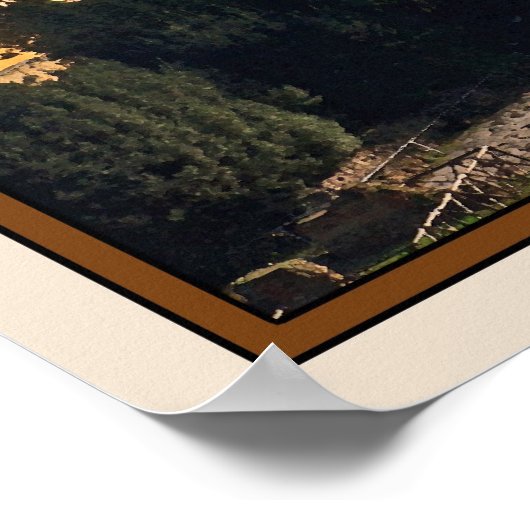 Het Romeinse Colosseum van het Forum Poster (Hoek)