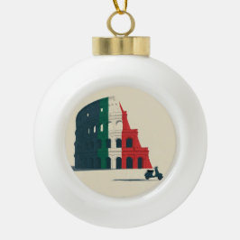 Het "Romeinse Kerstmis" Verzamel Metalen Ornament