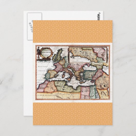 Het Romeinse Rijk Briefkaart (Voorkant / Achterkant)