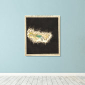 Het Romeinse Rijk in de Augustaanse leeftijd 1 AD Canvas Afdruk (Insitu (Houten vloer))