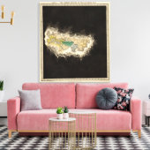 Het Romeinse Rijk in de Augustaanse leeftijd 1 AD Canvas Afdruk (Insitu (Woonkamer))