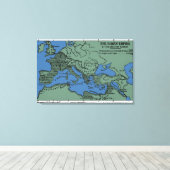 Het Romeinse Rijk in zijn grootste omvang Canvas Afdruk (Insitu (Houten vloer))