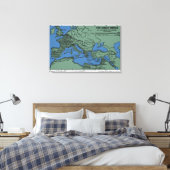 Het Romeinse Rijk in zijn grootste omvang Canvas Afdruk (Insitu (Slaapkamer))