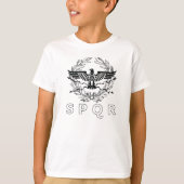 Het Romeinse Rijk SPQR Emblem T-shirt (Voorkant)