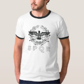 Het Romeinse Rijk SPQR Emblem T-shirt (Voorkant)