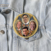 Het Romney Ryan Team Ronde Button 4,0 Cm (In situ)