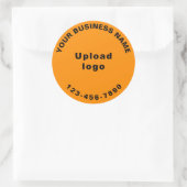 Het ronde Aantal van de Telefoon van het Patroon T Sticker (Tas)