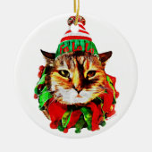 Het ronde keramische Ornament van Lil Luv (Voorkant)