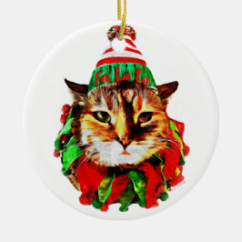 Het ronde keramische Ornament van Lil Luv