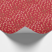 Het rood en het Goud schitteren de Omslag van de Cadeaupapier (Hoek)