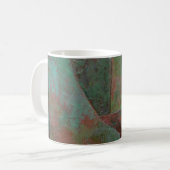 Het rood en het groen koffiemok (Voorkant links)