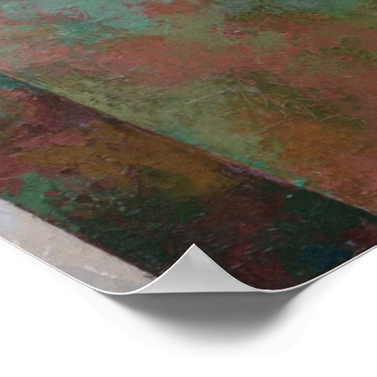 Het rood en het groen poster (Hoek)