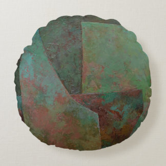 Het rood en het groen rond kussen