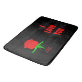 Het rood nam de Liefde van I u Badmat toe (Gekanteld)