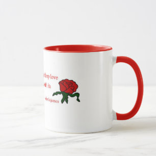 Het rood nam de Mok van de Koffie van het Citaat