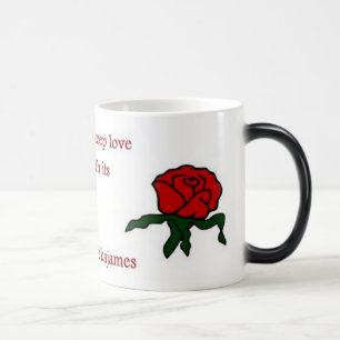 Het rood nam de Mok van de Koffie van Morphing van