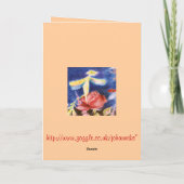 Het rood nam elve toe kaart (Achterkant)
