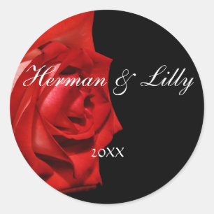 Het rood nam Gepersonaliseerd om de Sticker van