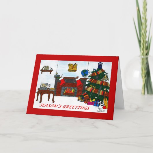 Het Rood van de Kaart van Kerstmis TSSB (Voorkant)