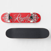 Het Rood van het Dek van het Skateboard van de roy (Horizontaal)