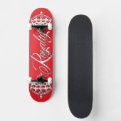 Het Rood van het Dek van het Skateboard van de roy (Voorkant)