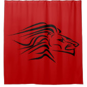 Het Rood van het Gordijn van de Ton van de Lon - U (Voorkant)