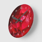 Het rood van het najaar ronde klok (Hoek)