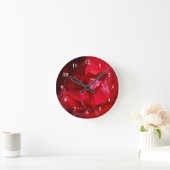 Het rood van het najaar ronde klok (Huis)