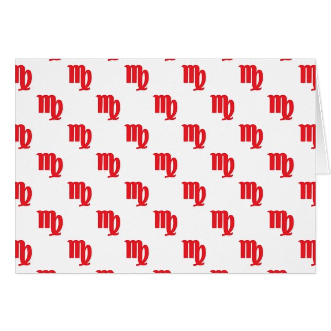 Het Rood van het Patroon van de Maagd (Voorkant Horizontaal)