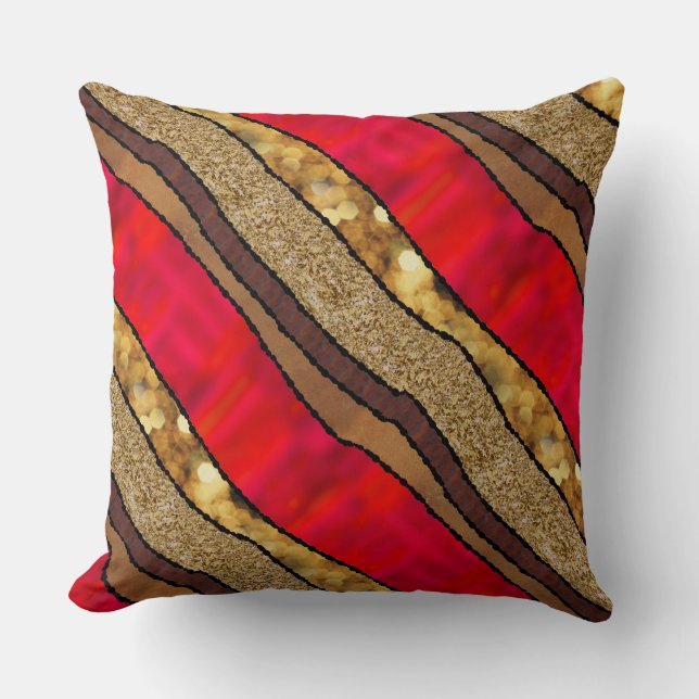 Het Rood van Izmir Kussen (Voorkant)