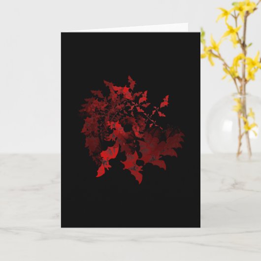 Het Rood van vampieren Kaart (Gele Bloem)