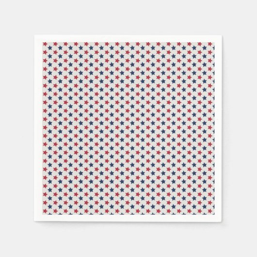 Het rood wit en blauw servet (Voorkant)