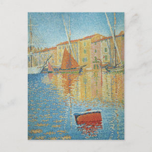 Het roodbruin van Paul Signac,  Pointillisme Briefkaart