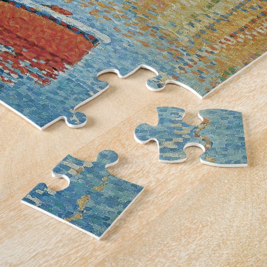 Het roodbruin van Paul Signac,  Pointillisme Legpuzzel (Zijkant)