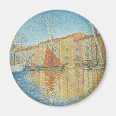 Het roodbruin van Paul Signac, Pointillisme Magneet (Voorkant)